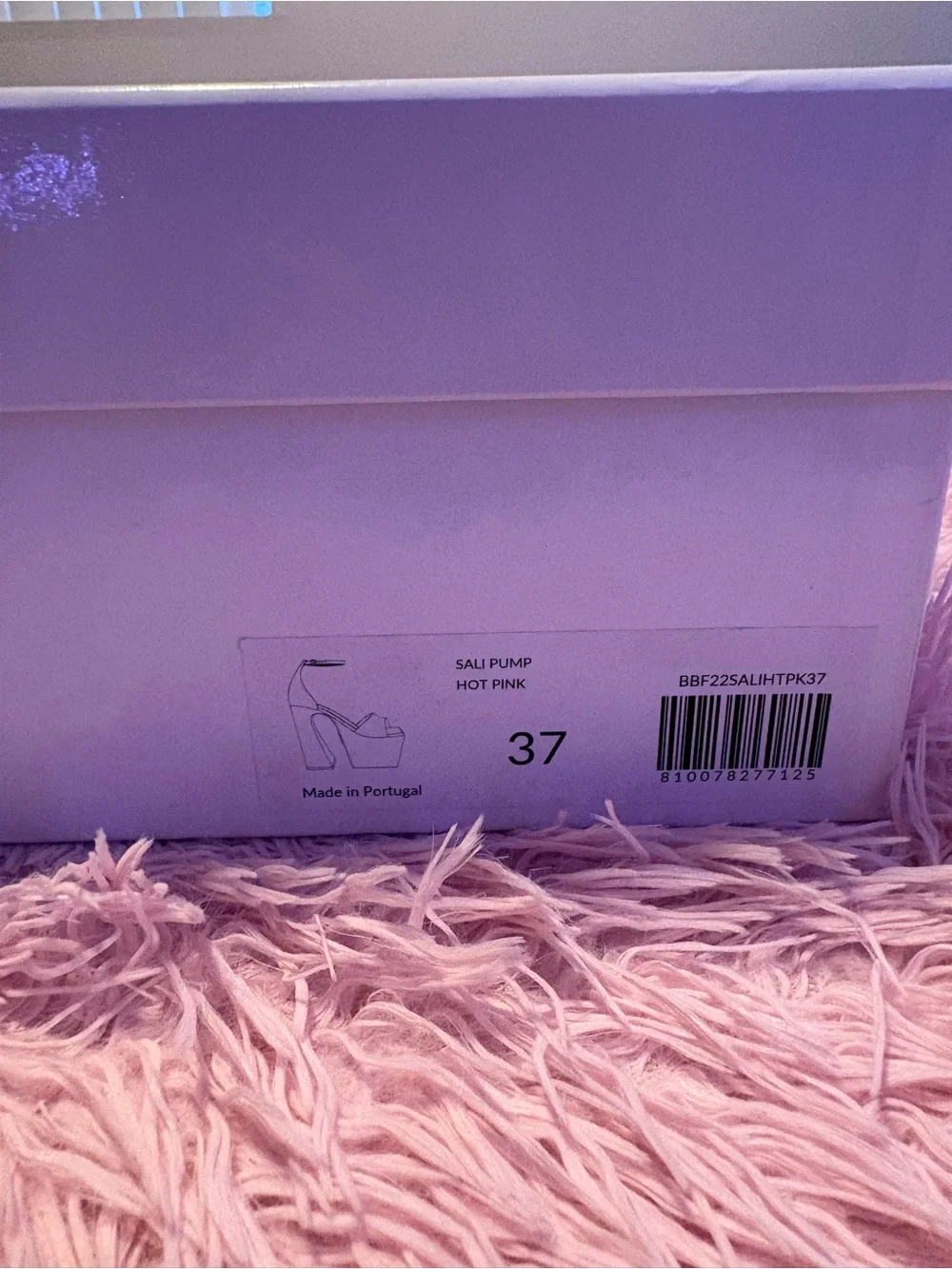 Brandon Blackwood Sali Pump in Hot Pink Satin